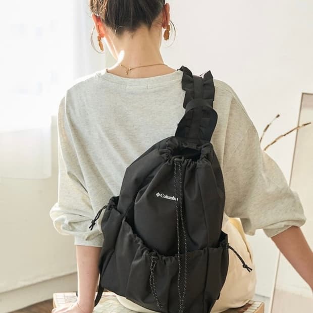 일본 컬럼비아X프릭스 콜라보 한정판 슬링백