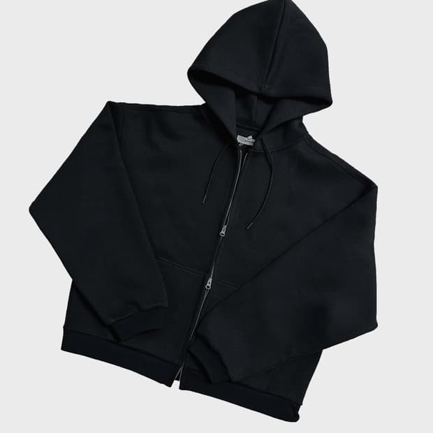 2 논노드 스쿠바 집 후드 집업 후디 블랙