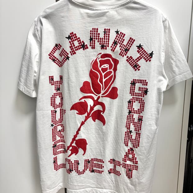 [XS] 가니 베이직 로즈 반팔티