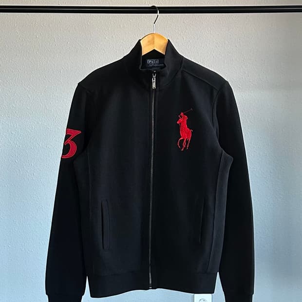 [M]폴로 랄프로렌 빅포니 코튼 니트 집업