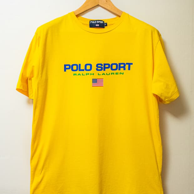 [폴로 스포츠 대방출] 90s 폴로스포츠 수소봉제 티셔츠