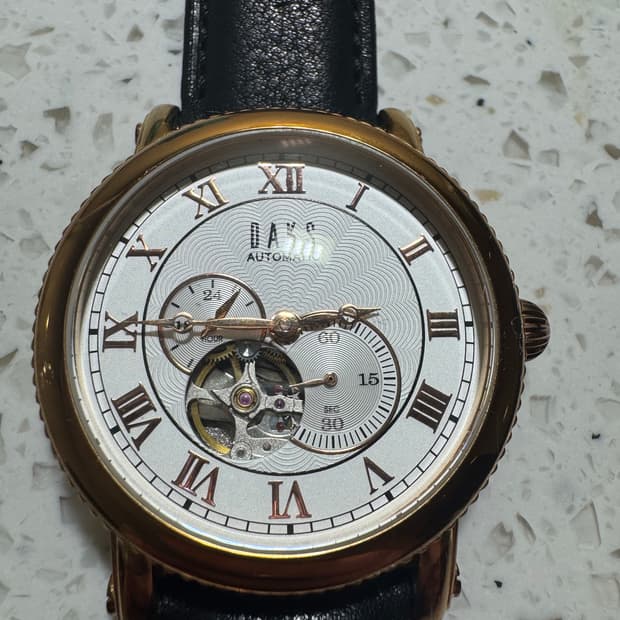 닥스 DGA-970 오픈하트 오토매틱 시계