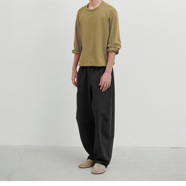 브라운야드 컷오프롱슬리브 카키 3