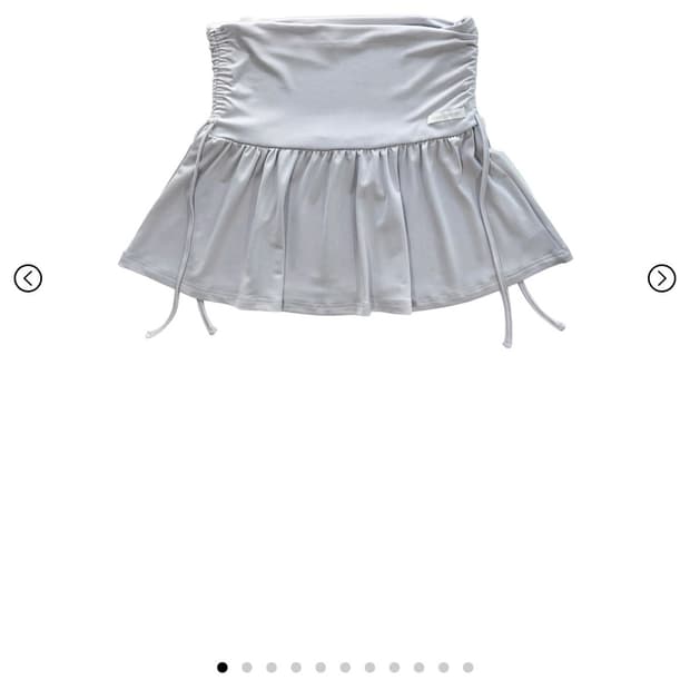 구해요) jichoi 24-003 shirring skirt pearl