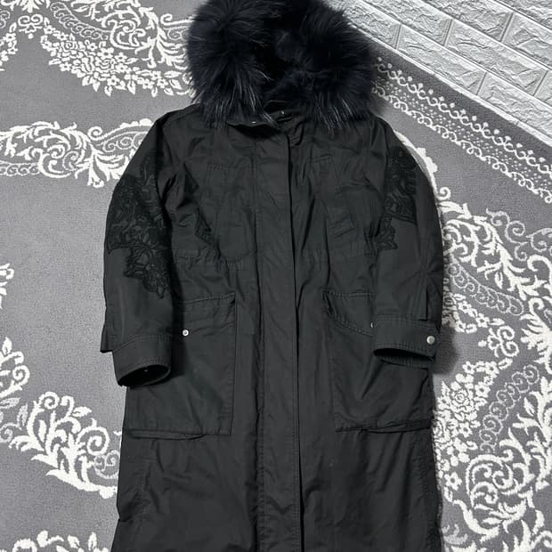 시슬리 플로랄 자수 패딩 자켓