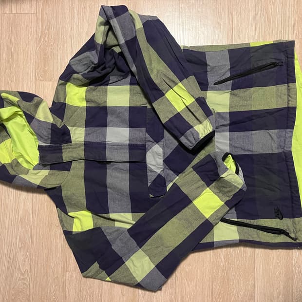 나이키 리버시블 후드하프집업