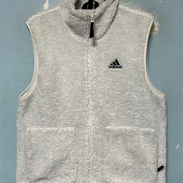 아디다스 셔파 플리스 뽀글이조끼 캐주얼 M 95