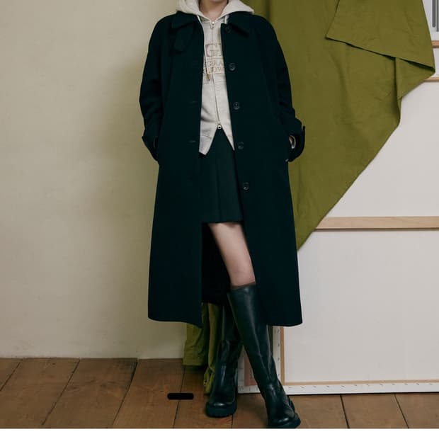 CGP 울 발마칸 코트_블랙 