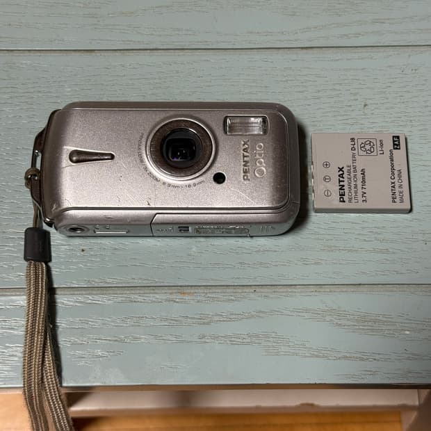디카 정크 Pentax Optio W10 펜탁스디카 실버디카 빈티지