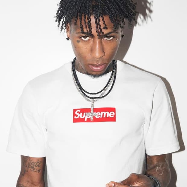 슈프림 영보이 Supreme NBA Youngboy Tee Navy