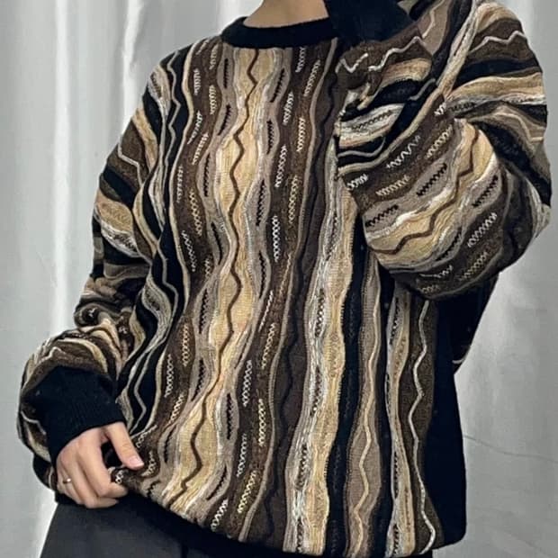 Vintage cable knitwear