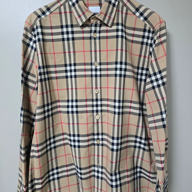 버버리 포플린 셔츠 