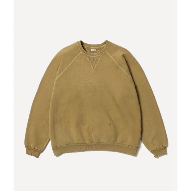 [2] 아프레쎄 빈티지 더블브이 스웻 골드