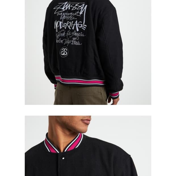 Stussy 스투시 모던에이지 바시티 자켓