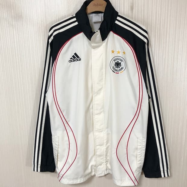 아디다스 05-06 독일축구국대 올드레인자켓/올웨더자켓 90(95)