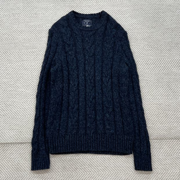 아메리칸이글 꽈배기니트 r2241