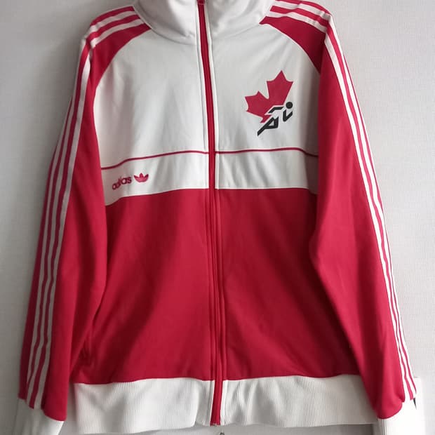 아디다스 희귀 캐나다 트랙탑 저지 져지집업 95/M