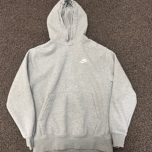 NIKE 나이키 기모 후드티 그레이 M