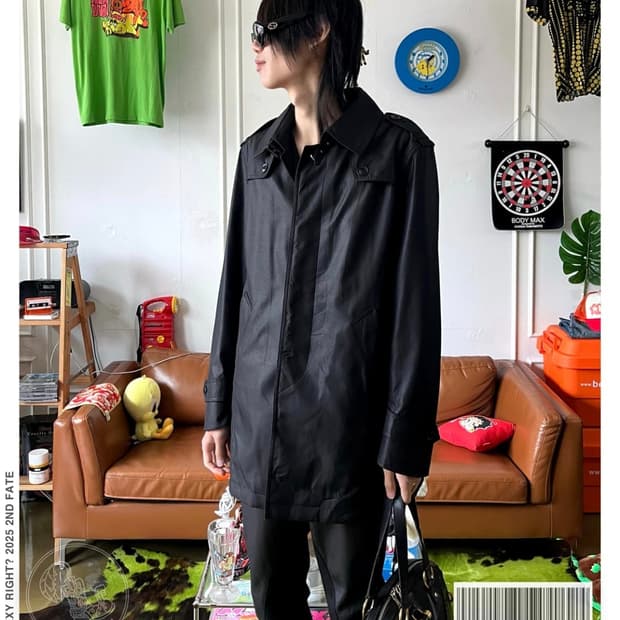 Mr.JUNKO by KOSHONO Rain Mac Coat