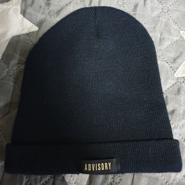 ADVISORY 스트릿  비니 블랙 (F)