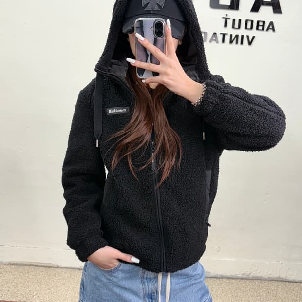 몽벨 후리스 후드 집업