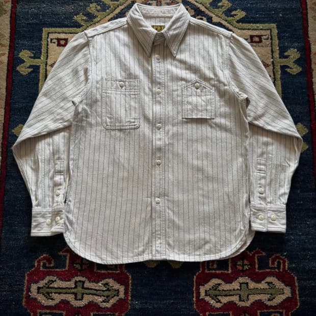 1940s Cushman Hickory Stripe work Shirt