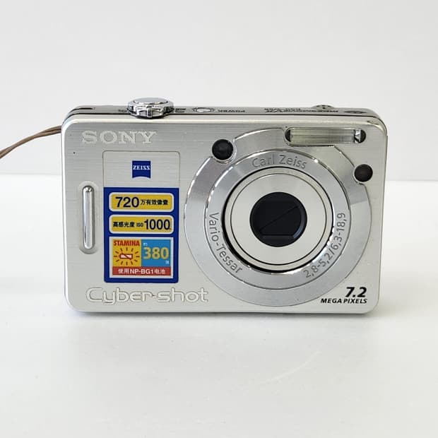 소니 사이버샷 DSC-W55 디카 카메라 저화소 아이브레이