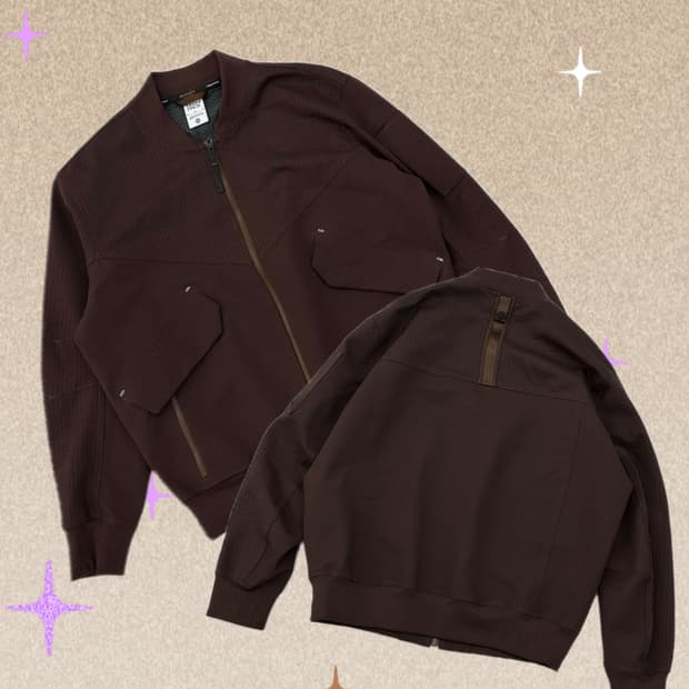 나이키 스톰핏 테크 팩 봄버 재킷 브라운 아우터 남성 재팬 항공점퍼