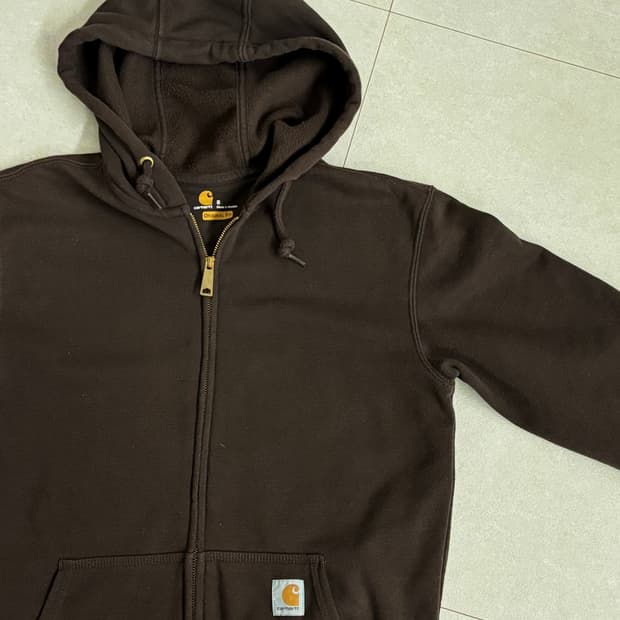칼하트 브라운 후드집업