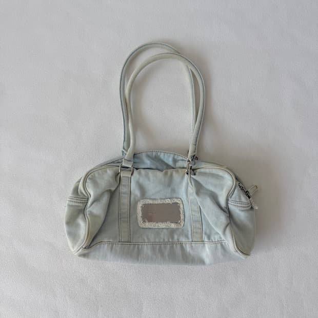 마땡킴(Matin Kim) 데님 숄더백(부분 얼룩)