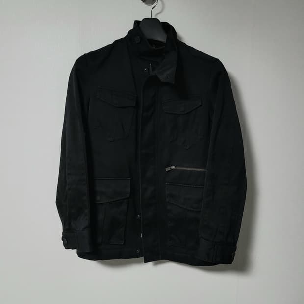 Black barrett 비대칭 밀리터리 m-65 필드자켓