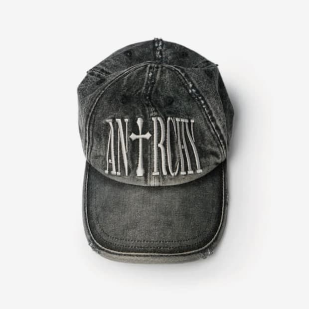 etce 아나키 워시드 볼캡-상태굿