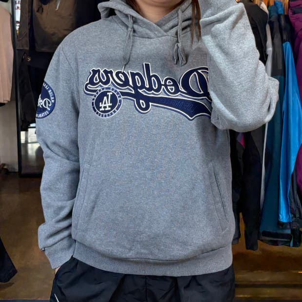 MLB 다저스 그레이 후드