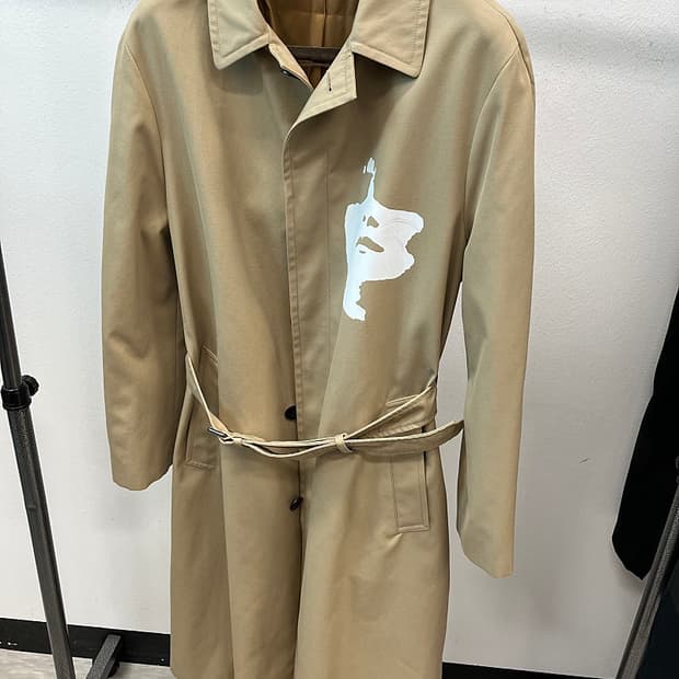 105) 닐바렛 프린트 트렌치코트 