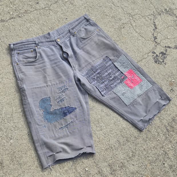 S.O/ 컷오프 커스텀 팬츠