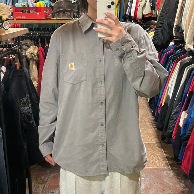 [HI] 칼하트 긴팔셔츠 그레이