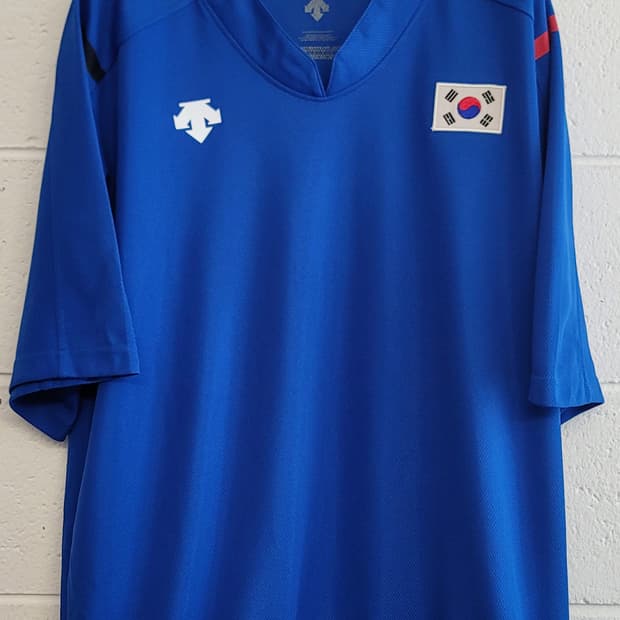 데상트 대한민국 야구 국가대표팀 선수 지급용 웝업티셔츠 판매