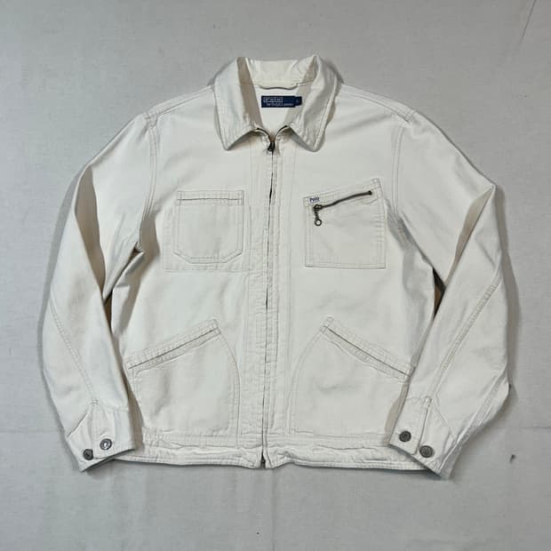 L) 폴로 랄프로렌 도네갈 91-B 드리즐러 캔버스 워크 자켓