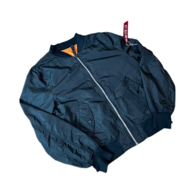 알파인더스트리 블랙 ma-1 리버시브 간절기 자켓