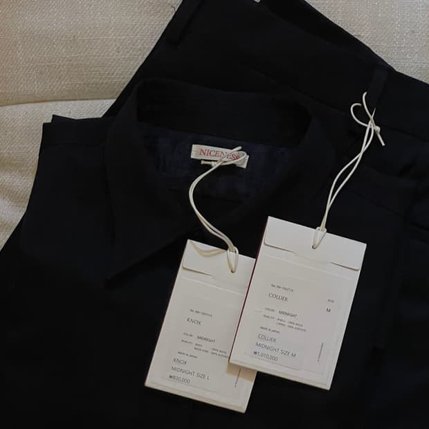나이스네스 NICENESS 셋업 KNOX L, COLLIER M