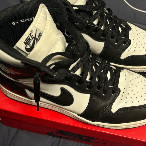 조던 1 OG 블랙화이트 275