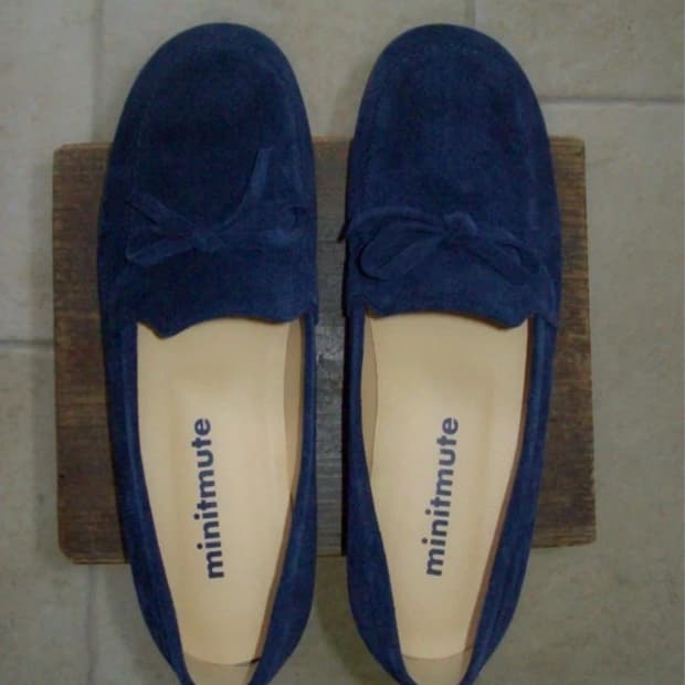 미닛뮤트 데니로퍼 스웨이드 네이비 240