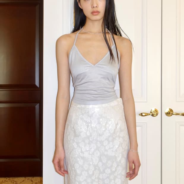 누아누 Sirin Skirt_Silver 1