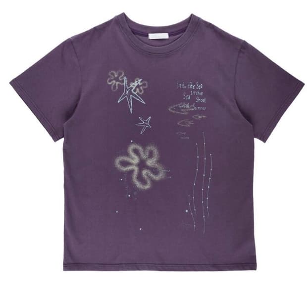 온스카 UNDER THE SEA T-SHIRT_PURPLE