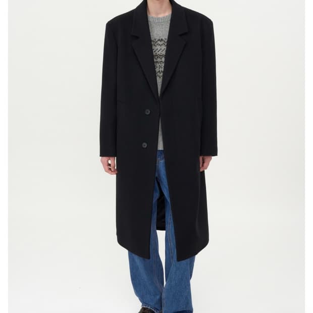 (구매)인사일런스 마펠 캐시미어 싱글 코트 블랙 구매합니다