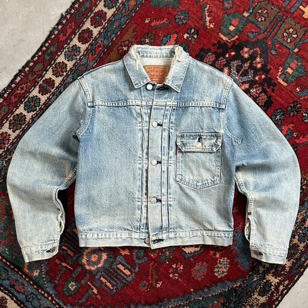 90's JAPAN Made 빈티지 리바이스 타입1 트러커 청자켓 LVC