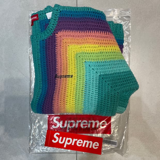 [L]Supreme Crotchet Knit 슈프림 크로체 니트
