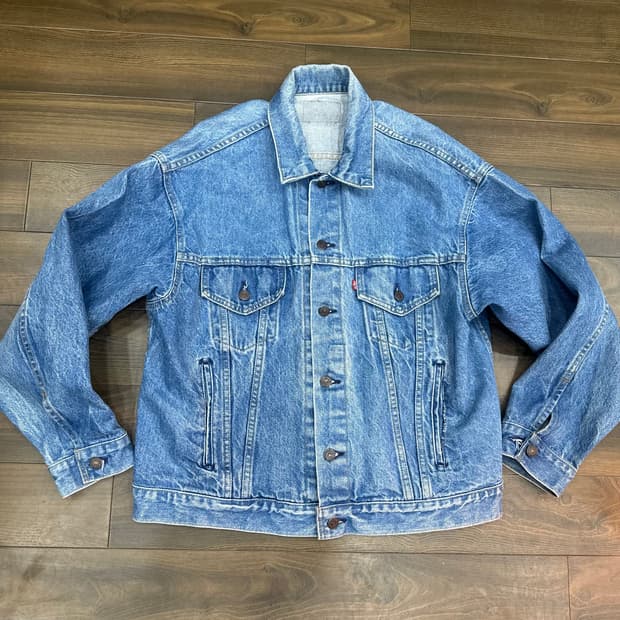 90s 리바이스 usa 70507-0214 데님자켓 L
