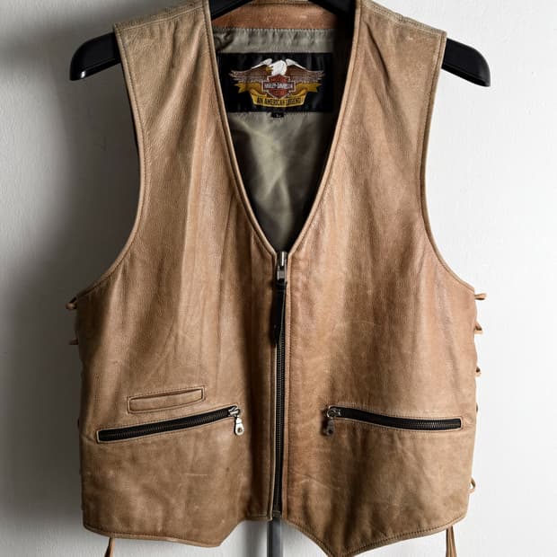  Harley-Davidson USA Leather Vest
