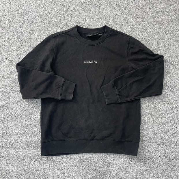 L 캘빈클라인 기본 맨투맨 0303S1